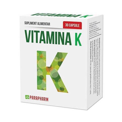 Vitamina K 30 cps, Parapharm