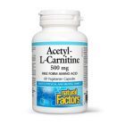 Acetyl-L-Carnitine (ALC) 500mg 60 cps, Natural Factors