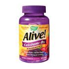 Alive! Calcium + D3 Gummies 60 jeleuri, Nature's Way