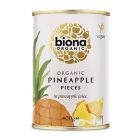 Ananas bucati in suc de ananas bio 400g, Biona