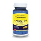 Calciu+D3 cu vit K2 30 cps, Herbagetica