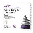 Calciu 1200mg Vitamina D3 20 plicuri, Alevia