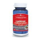 Carbune Medicinal Activat 60 cps, Herbagetica