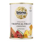 Cocktail de fructe tropicale in suc de fructe bio 400g, Biona
