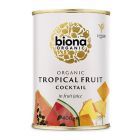 Cocktail de fructe tropicale in suc de fructe bio 400g, Biona