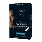 Colagen & Acid Hialuronic pentru barbati 30 cps, Interherb