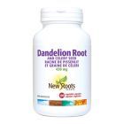 Dandelion (papadie) + seminte de telina 430mg 100 cps, New Roots