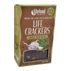 Lifecrackers din in cu usturoi si maghiran raw bio 90g, Lifefood