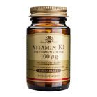Vitamina K1 (Vitamin K1) 100 μg 100 tbl, Solgar