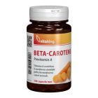 Betacaroten natural 25000 UI - 100 capsule gelatinoase, Vitaking