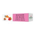 Balsam de buze cu ulei de argan, extract uleios de catina si aroma de capsuna 4,8g, Manicos