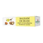 Balsam de buze cu ulei de argan, ulei macadamia si aroma de vanilie 4,8g, Manicos