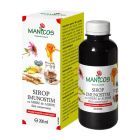 Sirop Imunostim cu miere, afine, echinacea, ghimbir, lemn-dulce si propolis 200ml, Manicos