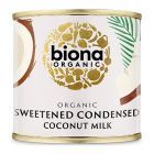 Lapte de cocos condensat bio 210g, Biona
