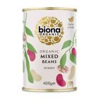 Mix din 3 tipuri de fasole boabe bio conserva 400g, Biona