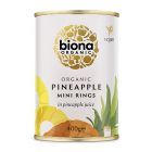 Rondele mini de ananas in suc de ananas bio 400g, Biona