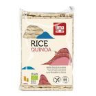 Rondele rectangulare de orez expandat cu quinoa bio 130g, Lima
