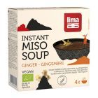 Supa Miso instant cu ghimbir bio 4x15g (4 portii), Lima