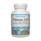 Ultimate 3-6-9 1200mg 90 gelule, Natural Factors