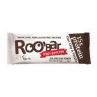 Baton proteic cu fulgi de ciocolata si vanilie raw bio 60g, Roobar