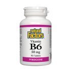 Vitamina B6 (Piridoxina) 50mg 90 tbl, Natural Factors