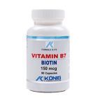 Vitamina B7 biotina (Vitamina H) 150mcg 90 cps, Konig Nutrition