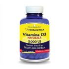 Vitamina D3 Naturala 5000UI 120cps, Herbagetica