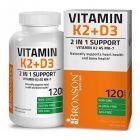 Vitamina K2 + Vitamina D3 120cps, Bronson