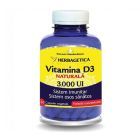 Vitamina D3 Naturala 3000UI 120 cps, Herbagetica