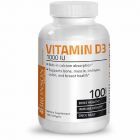 Vitamina D3 1000UI 100cps, Bronson