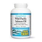 Wild Pacific Salmon Oil (ulei de somon salbatic de pacific) 1000mg 180 gelule moi, Natural Factor