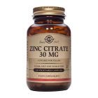 Zinc Citrate (Citrat de Zinc) 30mg 100 cps, Solgar