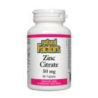 Zinc Citrate 50mg 90 tbl, Natural Factors